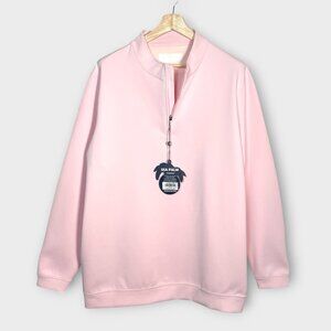 USA PALM Men's Infinity 1/4 Zip Sz 3XL Palmer Pink Performance Pullover NEW
